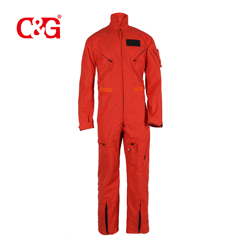 Orange Air Force CWU 27P Style Flight Suit, C&G Products Design